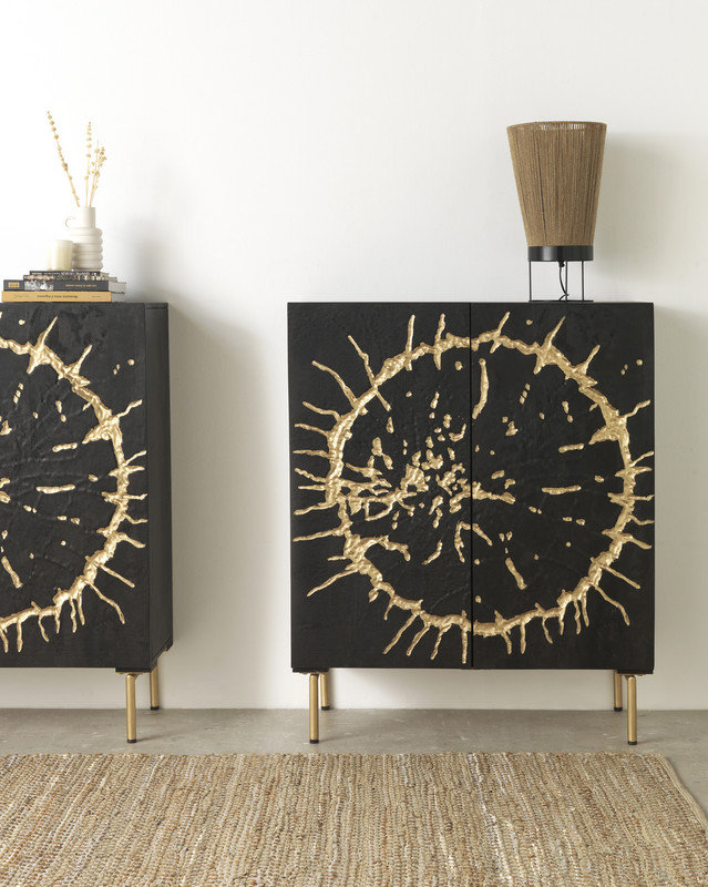 Alayza 100cm Solid Wood Sideboard