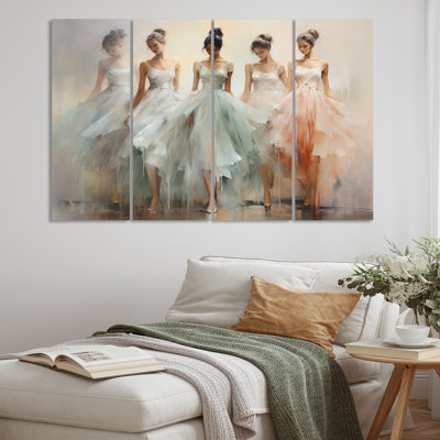 «Dance Ethereal Grace I» - ensemble de reproductions d'art en métal
