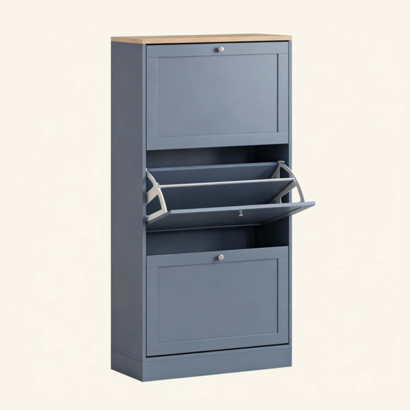 18 Pair Shoe Storage Cabinet