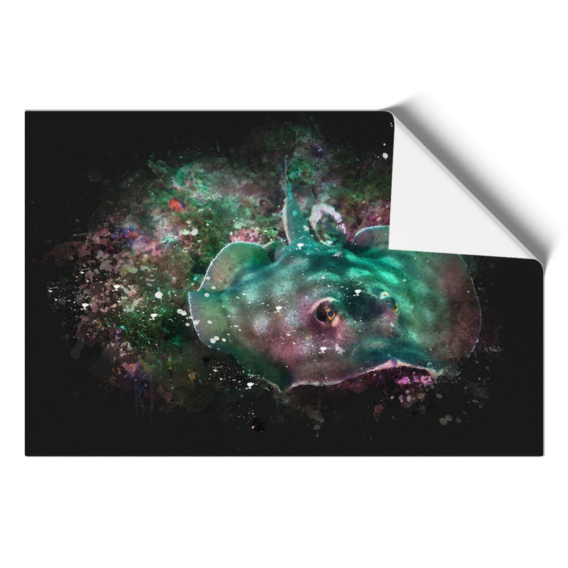 Sting Ray - No Frame Painting, 42cm H x 59cm W x 0.1cm D