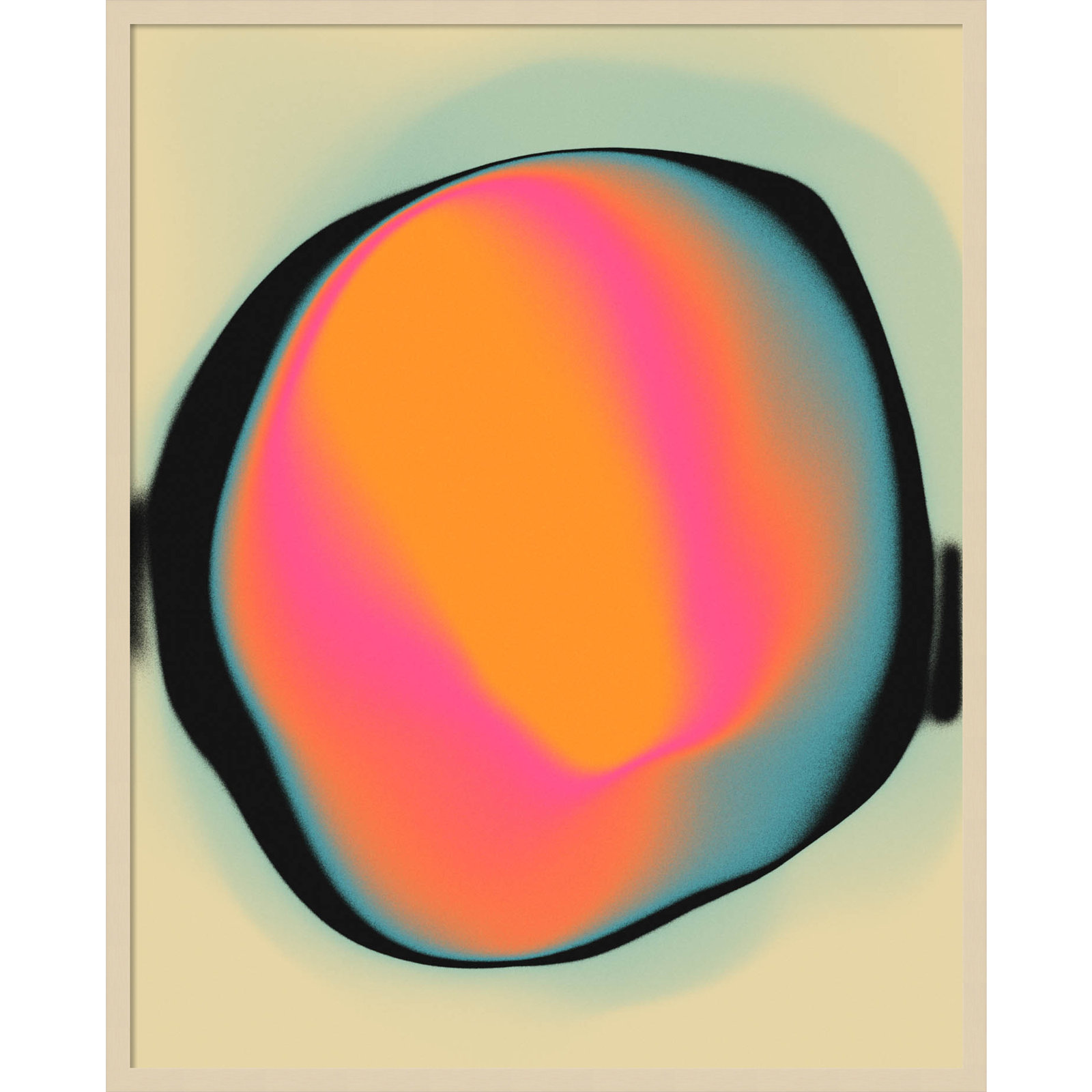 Ghost 2 by Jazzberry Blue, Brown, 41" H x 33" W x 1" D