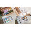 Ensemble de 4 diviseurs de tiroir en plastique de 4 po de hauteur, 11 à 17 po réglables pour organiser les vêtements, séparateurs de commode extensibles dans la chambre à coucher / salle de bain / cuisine / bureau et rangement