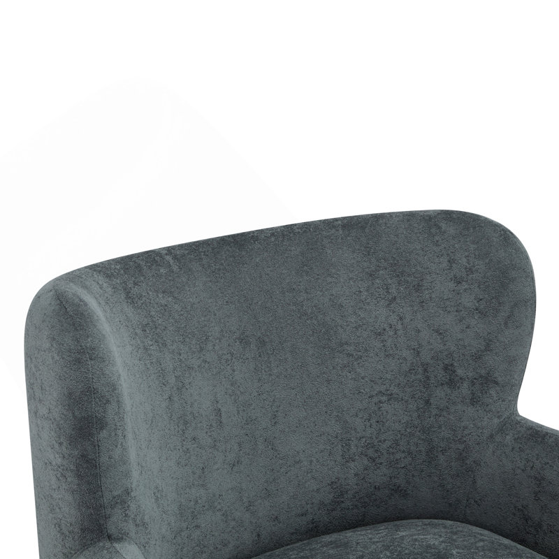 Fauteuil à oreilles Lucia, Gris matinal