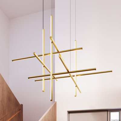 Labyrinth Dimmable LED Geometric Chandelier