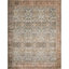 Tapis oriental océan / rouille Pratt-1862036387