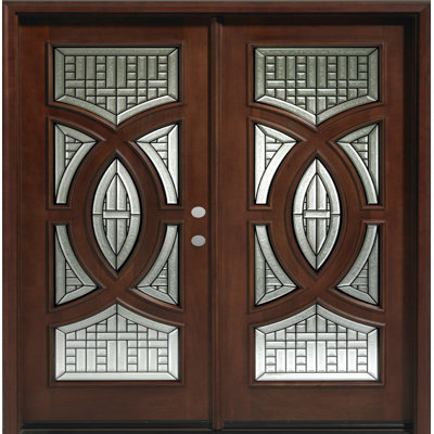 Asian Pacific Products Inc. 73.25 in. x 81.5 in. 14 -Lite Prehung Front Entry Door