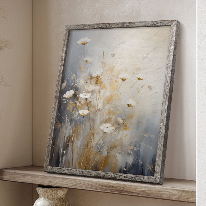 FLORAL Series CCCLXI Framed Print - Solid Wood