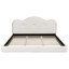 Très grand lit plateforme tapissier, beige-905440826
