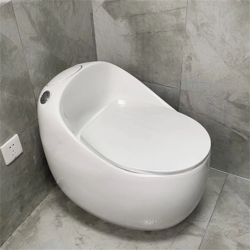 Toilette anti-odeur blanche 1,45 gallons Siphon (siège inclus)