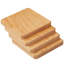 Maple Wood Coasters Edge Grain with Base