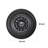 Gon Wall Clock, 20 Inch Embossed Hammered Gray Metal Frame And Dial