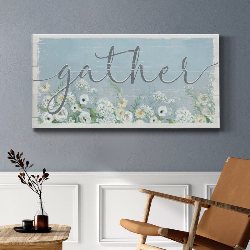 «Gather Garden» - Impression sur toile tendue, H 40 po x l 20 po x P 1,5 po