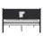 Salonis Upholstered Metal Slat Bed-1586036246