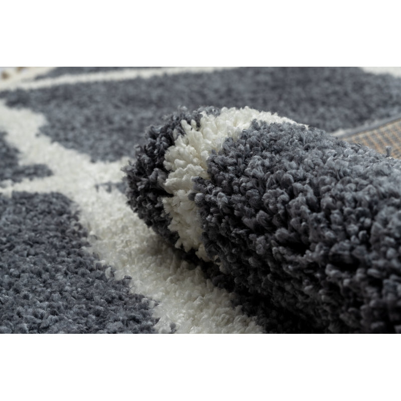 Berber Geometric Area Rug, Rectangle 80 x 150cm