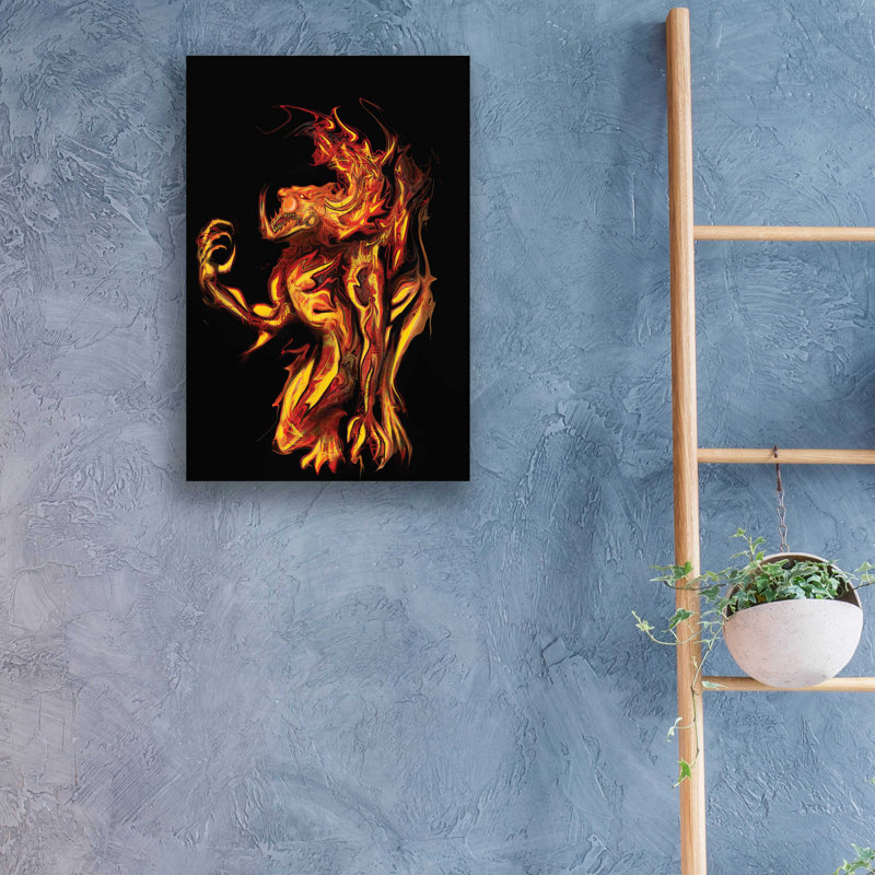 Winston Porter «I Am The Storm» par Michael Stewart, art mural en verre acrylique, ACR-10845, H 24 po x l 16 po x P 0,2 po