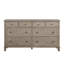 Commode transitionnelle 8 tiroirs Danar
