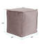 Pouf carré en velours de 20 po de largeur-1088196879
