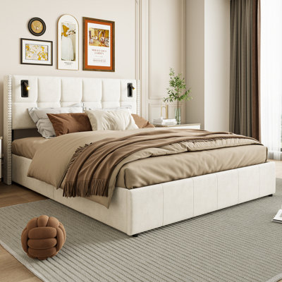 Upholstered Ottoman Storage Bed
