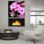 «Pink Flowers 1» par Photoinc Studio, art mural en verre acrylique-101671764