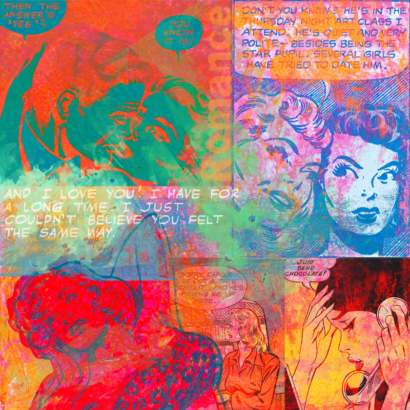 Romance by Eric Chestier - Wrapped Canvas Art Prints, 70cm H x 70cm W x 4cm D