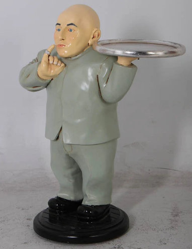 Mini Baldy Butler Small Statue