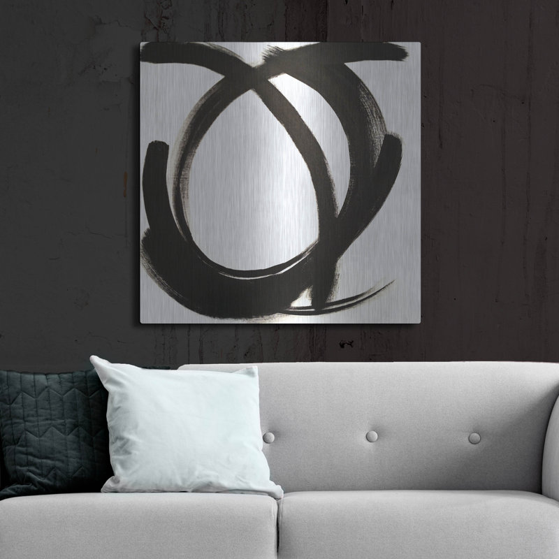 «Intersection 1» par Brittany Evans, art mural en métal, 36 po x 36 po