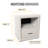 Manhattan Upholstered Faux Leather Nightstand-Pre Assembled Low Profile End Table-1616711071