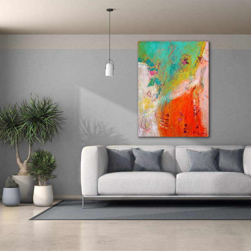 Toile épique Graffiti «Cloud Dreams 1» par Dorothy Fagan, 40 po x 54 po, H 54 po x l 40 po