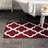 Plymouth Home - Bathroom Rug - 24 x 60 Inch Long Non Slip Bath Mat with Trellis Pattern - Extra Soft Absorbent Cotton Bath Mat - Machine Washable Bathroom Rugs Runner for Shower, Tub, or Vanity-2038635430