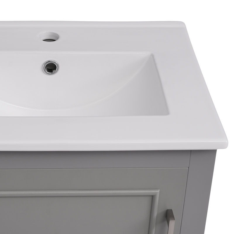 20" W x 15.48" D x 33.29" H Single Bathroom Vanity