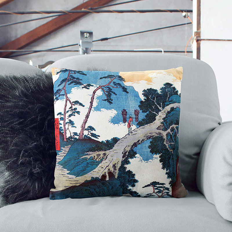 Square Throw Cushion, 40cm H x 40cm W x 15cm D