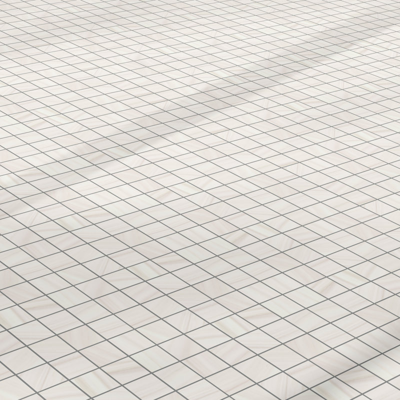 Dolomita Polished 2x2 Mosaic Square Wall & Floor Tile (12x12 Sheet), Ivory