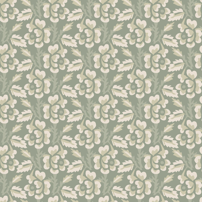 Thorn & Blossom - Agave Floral Wallpaper