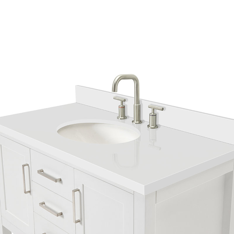 Bayhill 43'' W Single Vanity, White
