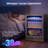 24" 220-Can Built-In/Freestanding Beverage Refrigerator for Beer & Soda Cooler with Glass Door,Blue LED and Reversible Door Drinks Fridge-118228652