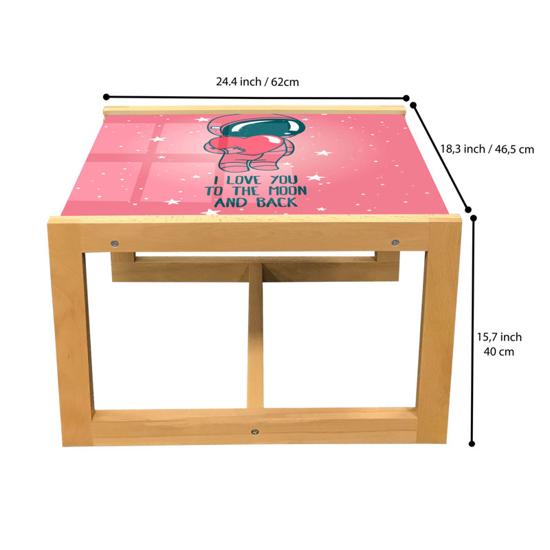 Jairdan Sled Coffee Table, 62cm H x 46cm W x 40cm D