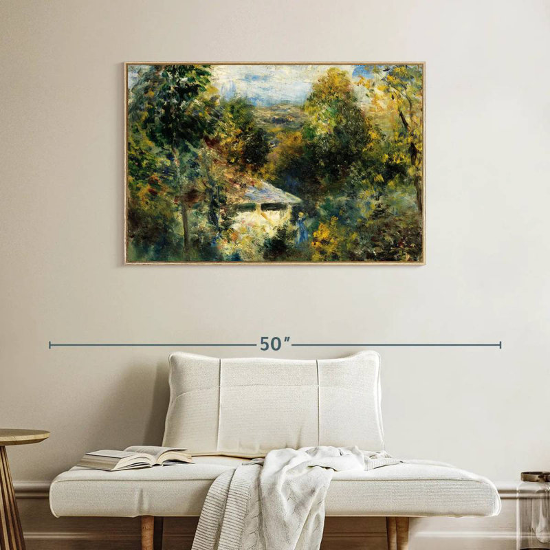Louveciennes, Cadre flottant en bois naturel, 43 po x 29 po