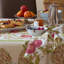 Orange Tree Tablecloth - Red/Green - 71" x 71"-2022691319