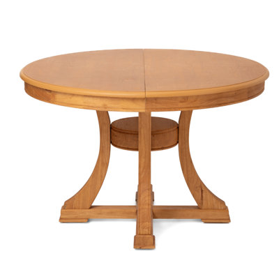 Mid-Century Modern 5-Piece Dining Table Set for 4-6, Extendable Oval Dining Room Set with 12" Leaf & 4 Upholstered Chairs