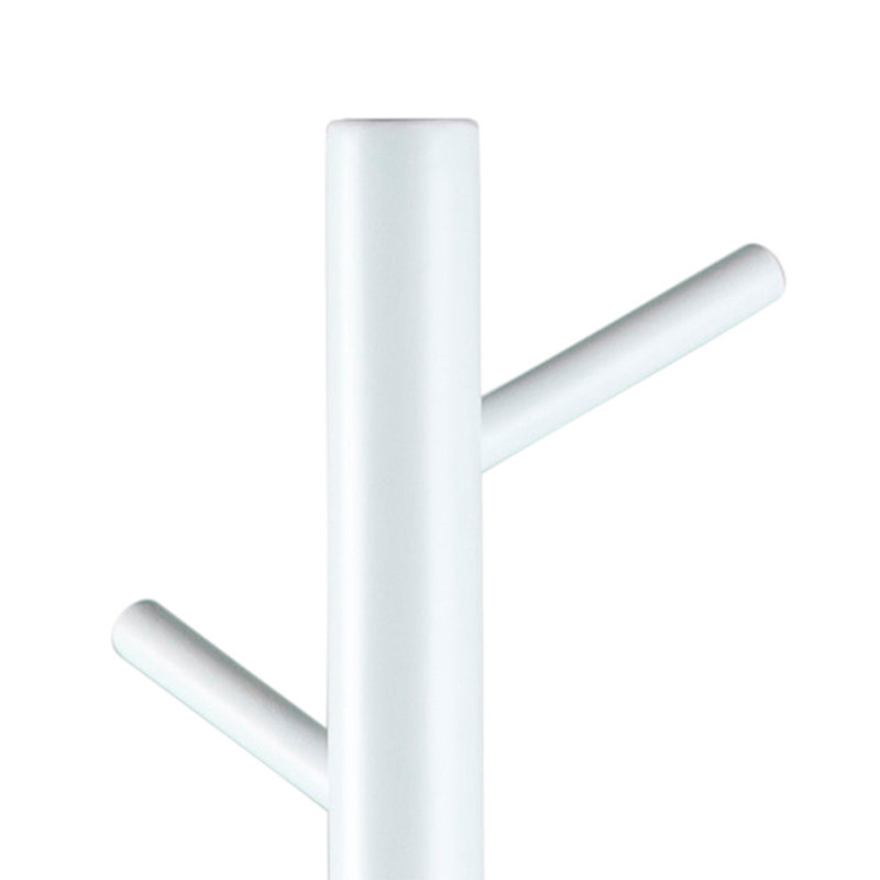 Vivika Freestanding 7 - Hook Coat Rack, White