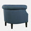 Fauteuil demi-tonneau rembourré contemporain Lily-1864048272