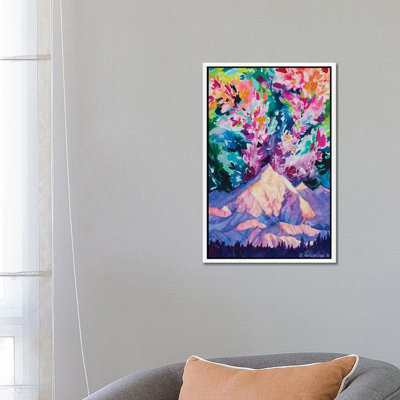 Magic Above The Mountain by Andrea Fairservice - Painting on Canvas
