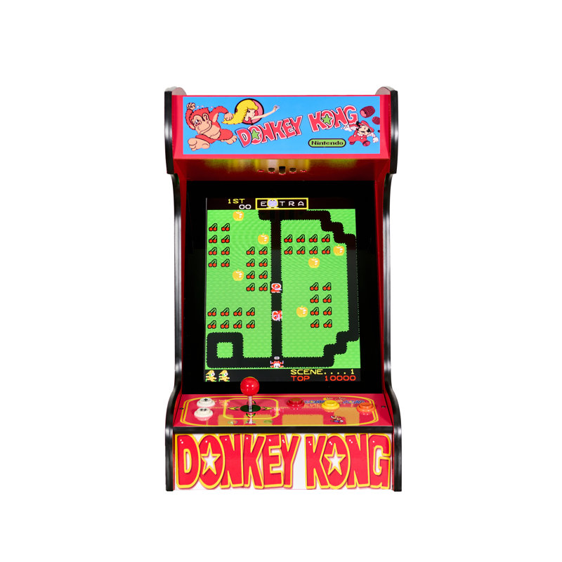 Red Retro Tabletop Arcade Machine with 412 Classic Games