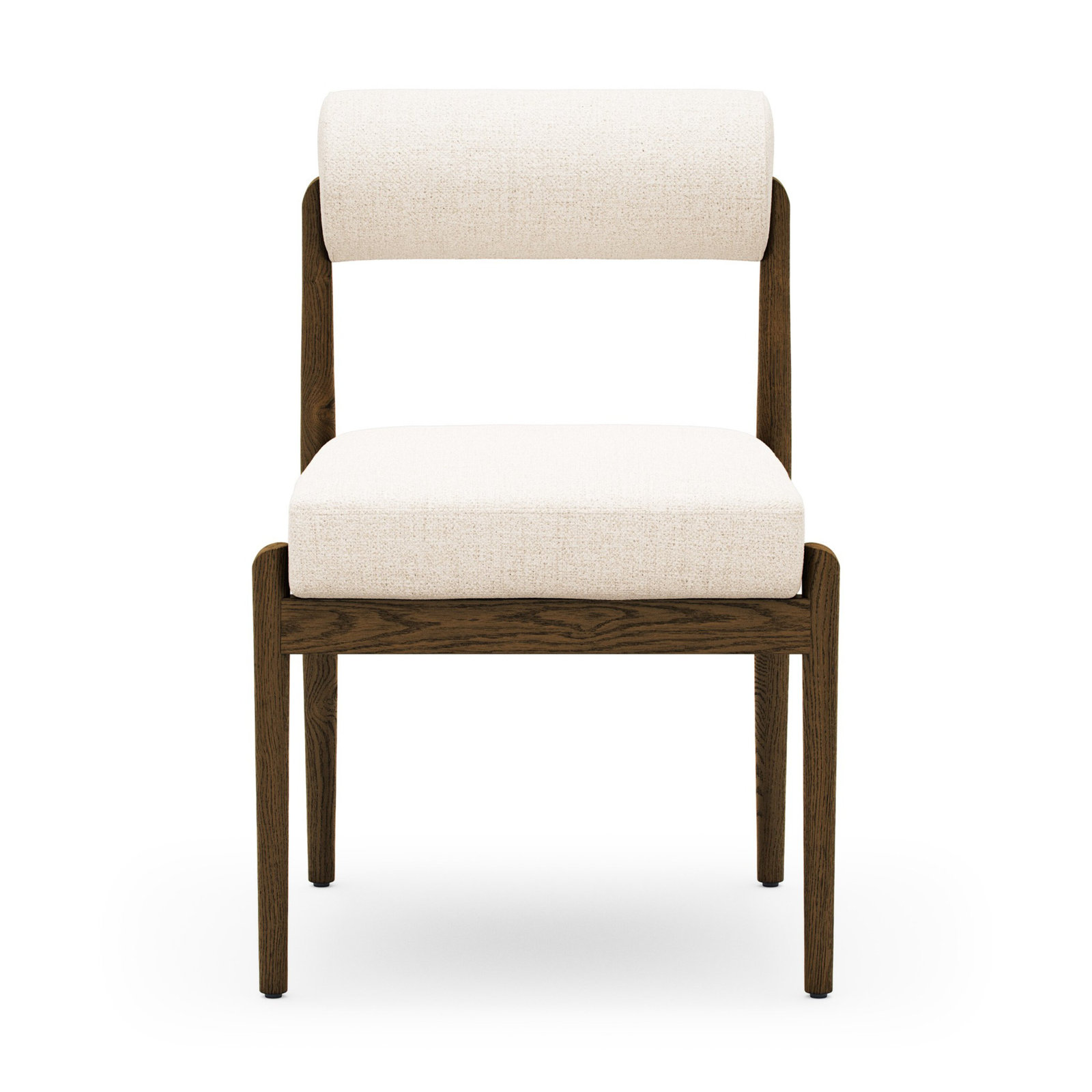 Nonie Genuine Leather Oak Dining Chair, Dover Crescent