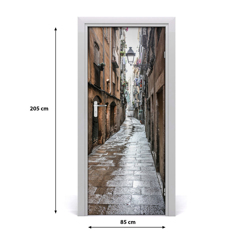 Old Street Door Decal
