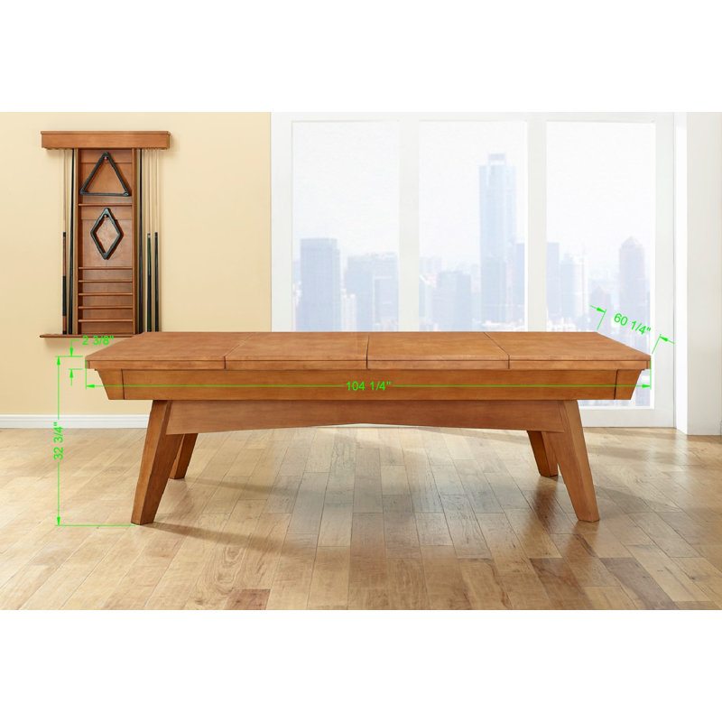 Copenhagen 8' Slate Pool Table with Professional Installation Included, Yes, English Green