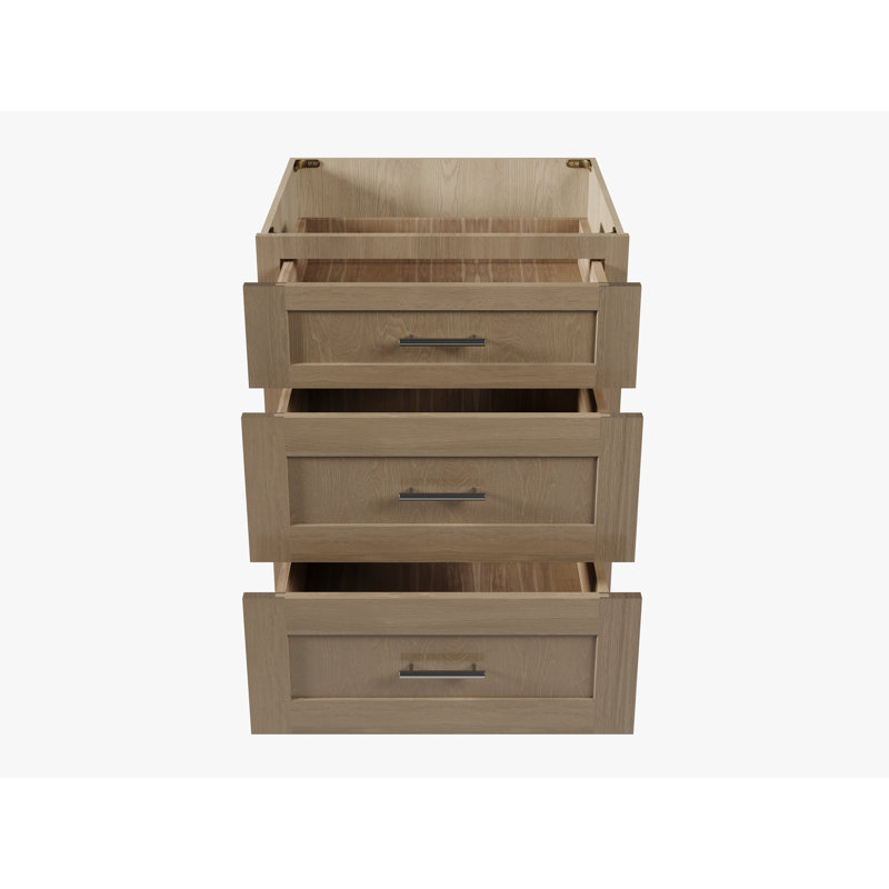 Armoire de salle de bain Disar, Satin