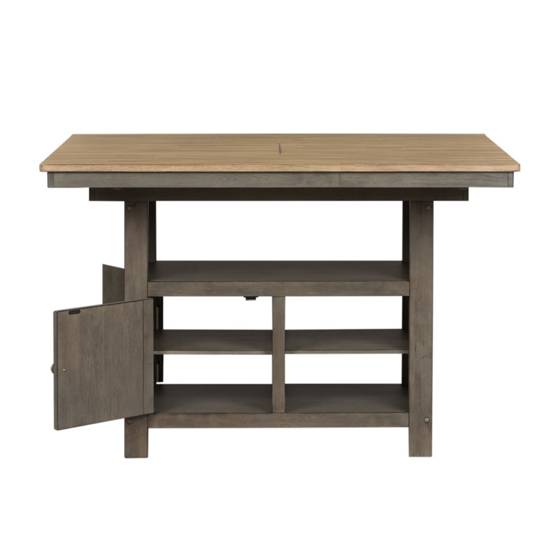 Keswick 5 Piece Gather Dining Table Set, Gray