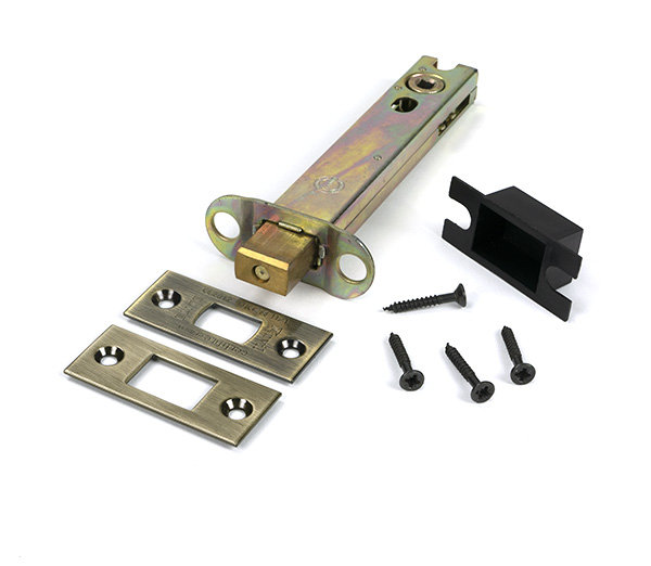 Heavy Duty Tubular Deadbolt, Aged Brass