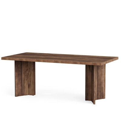 TribeSigns Vintage Executive Desk, 63" Farmhouse Computer Desk Conference Table